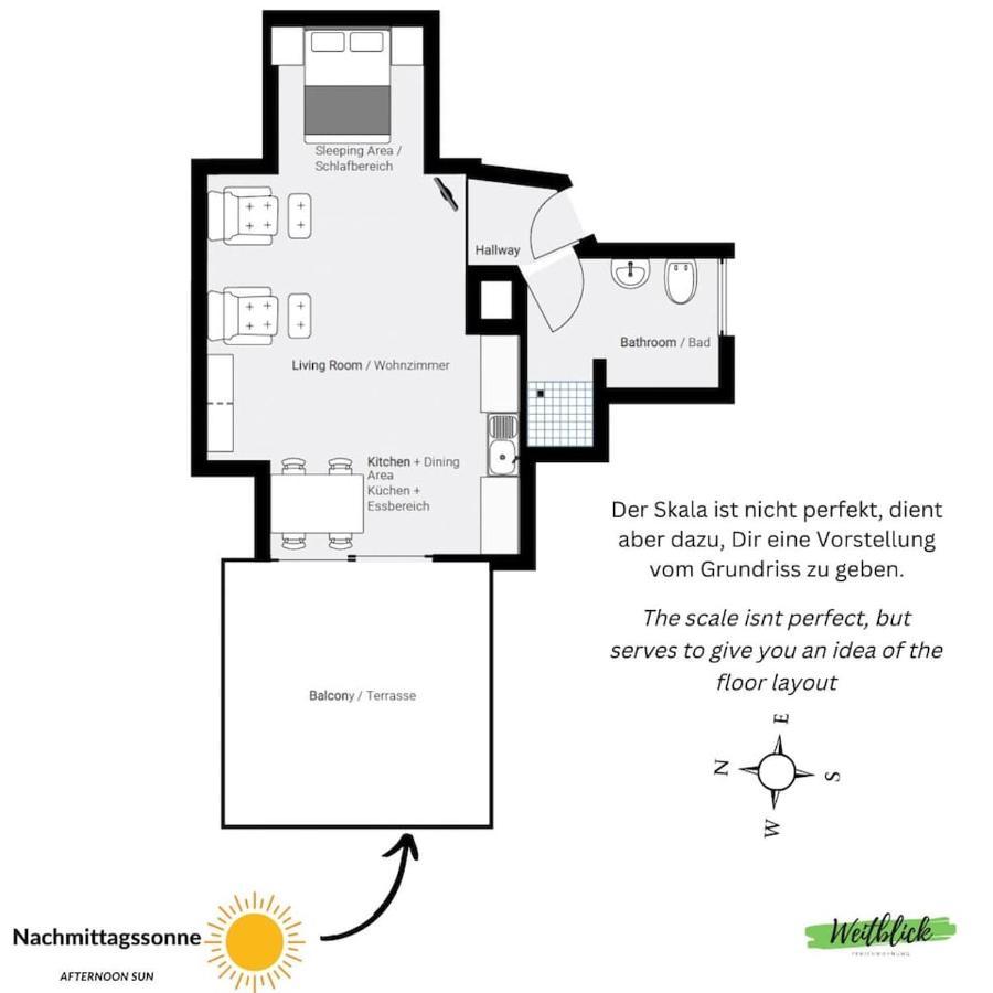 Weitblick-Loft Mit Terrasse Lägenhet Rostock Exteriör bild