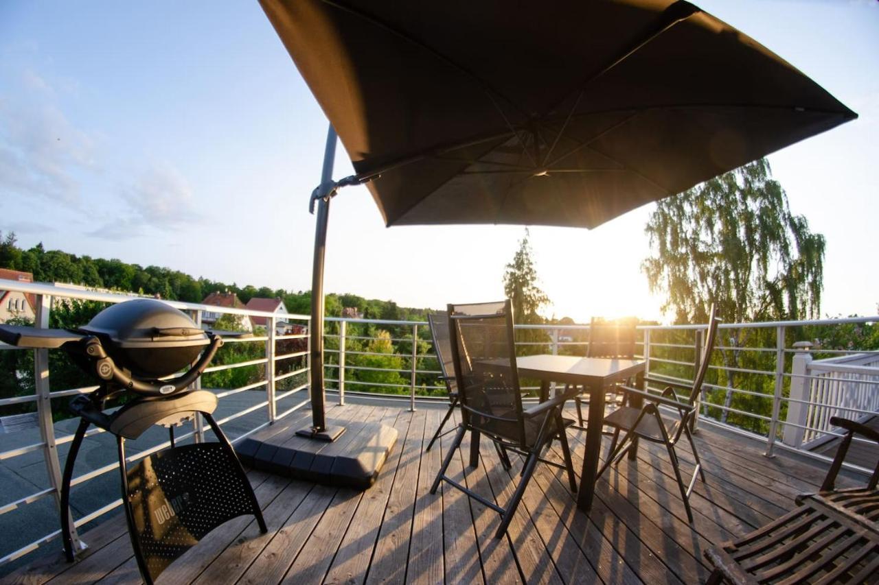 Weitblick-Loft Mit Terrasse Lägenhet Rostock Exteriör bild
